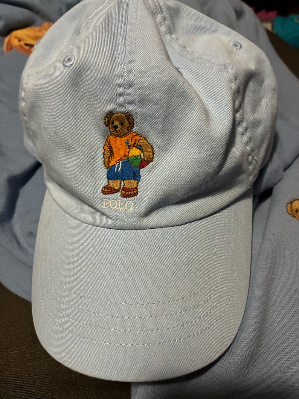 Polo by Ralph Lauren Light Blue men’s Bear Baseball Cap